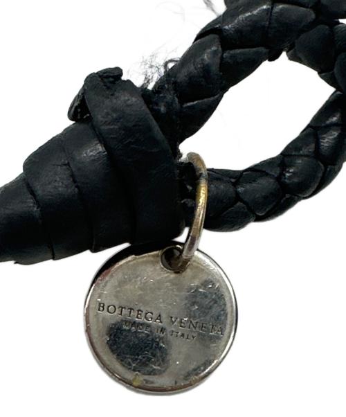 BOTTEGA VENETA（ボッテガベネタ）BOTTEGA VENETA (ボッテガベネタ) イントレチャートブレスレット ブラックの古着・服飾アイテム