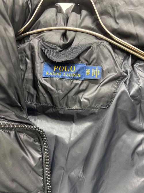 POLO RALPH LAUREN（ポロ・ラルフローレン）POLO RALPH LAUREN (ポロ・ラルフローレン) ダウンジャケット ブラック サイズ:XSの古着・服飾アイテム