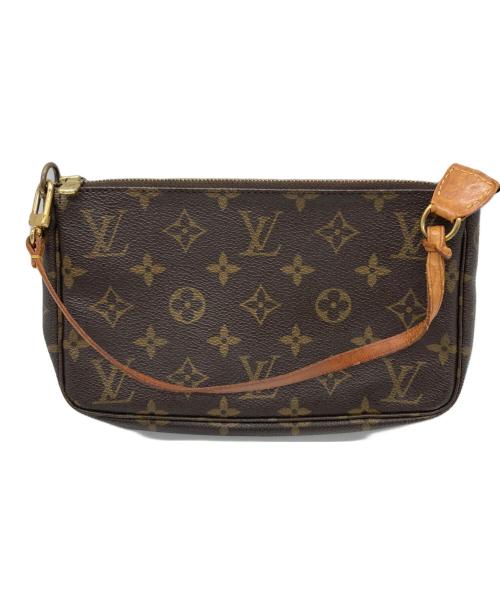 LOUIS VUITTON（ルイ ヴィトン）LOUIS VUITTON (ルイ ヴィトン) ポーチ　ポシェット・アクセソワール ブラウンの古着・服飾アイテム