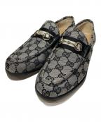 GUCCIグッチ）の古着「ホースビットローファー」｜グレー