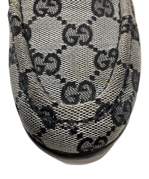 GUCCI（グッチ）GUCCI (グッチ) ホースビットローファー グレー サイズ:37の古着・服飾アイテム