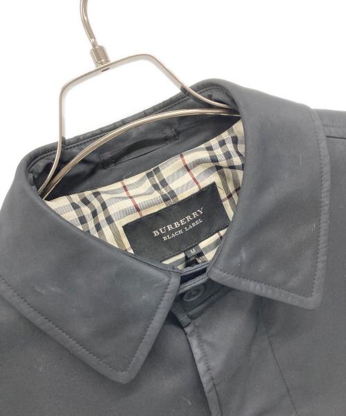BURBERRY BLACK LABEL（バーバリーブラックレーベル）BURBERRY BLACK LABEL (バーバリーブラックレーベル) ステンカラーコート ブラック サイズ:Mの古着・服飾アイテム