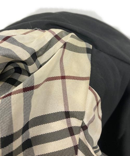 BURBERRY BLACK LABEL（バーバリーブラックレーベル）BURBERRY BLACK LABEL (バーバリーブラックレーベル) ステンカラーコート ブラック サイズ:Mの古着・服飾アイテム