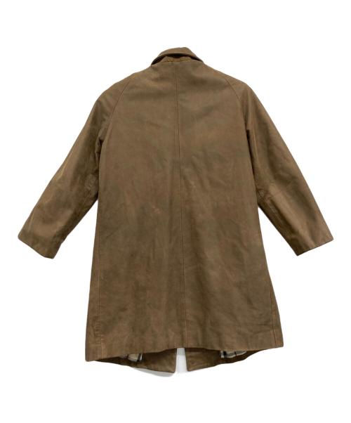 BURBERRY LONDON（バーバリーロンドン）BURBERRY LONDON (バーバリーロンドン) レザーコート ブラウン サイズ:US6の古着・服飾アイテム