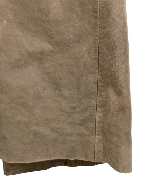 BURBERRY LONDON（バーバリーロンドン）BURBERRY LONDON (バーバリーロンドン) レザーコート ブラウン サイズ:US6の古着・服飾アイテム