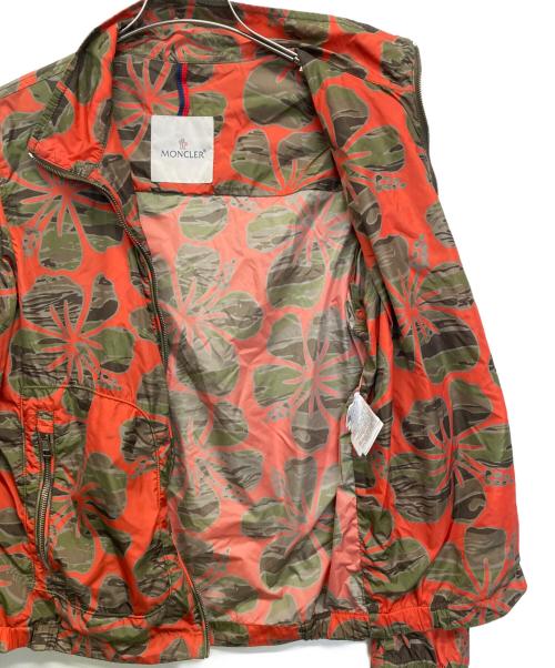 MONCLER（モンクレール）MONCLER (モンクレール) ナイロンブルゾン オレンジ×カーキ サイズ:SIZE 1の古着・服飾アイテム