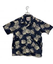 Duke Kahanamoku（デュークカハナモク）の古着「柄シャツ」｜ベージュ×ネイビー