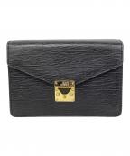 GIANNI VERSACEジャンニ・ヴェルサーチ）の古着「セカンドバッグ」｜ブラック