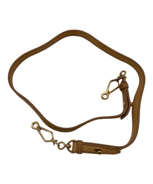 MIU MIU（ミュウミュウ）MIU MIU (ミュウミュウ) 2WAYショルダーバッグ インディゴ×ブラウンの古着・服飾アイテム