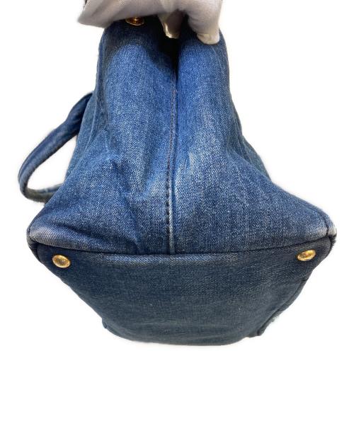 PRADA（プラダ）PRADA (プラダ) ショルダートートバッグ インディゴの古着・服飾アイテム