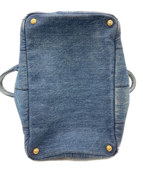 PRADA（プラダ）PRADA (プラダ) ショルダートートバッグ インディゴの古着・服飾アイテム