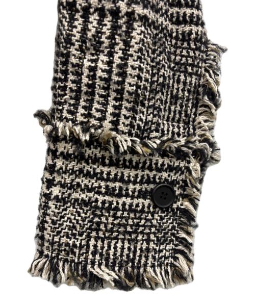 ROSY LUCE（ロージールーチェ）ROSY LUCE (ロージールーチェ) ジャケット ブラック×ホワイト サイズ:フリーの古着・服飾アイテム