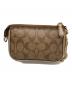 COACH (コーチ) 携帯ポーチ ベージュ：6000円