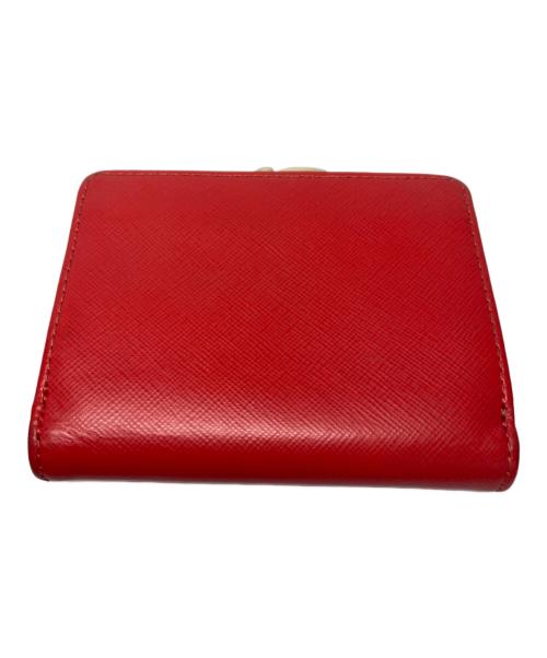 Vivienne Westwood（ヴィヴィアンウエストウッド）Vivienne Westwood (ヴィヴィアンウエストウッド) 3つ折りがま口財布 レッドの古着・服飾アイテム