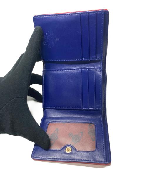Vivienne Westwood（ヴィヴィアンウエストウッド）Vivienne Westwood (ヴィヴィアンウエストウッド) 3つ折りがま口財布 レッドの古着・服飾アイテム