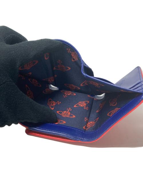 Vivienne Westwood（ヴィヴィアンウエストウッド）Vivienne Westwood (ヴィヴィアンウエストウッド) 3つ折りがま口財布 レッドの古着・服飾アイテム