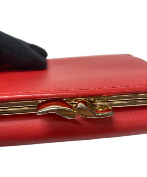 Vivienne Westwood（ヴィヴィアンウエストウッド）Vivienne Westwood (ヴィヴィアンウエストウッド) 3つ折りがま口財布 レッドの古着・服飾アイテム