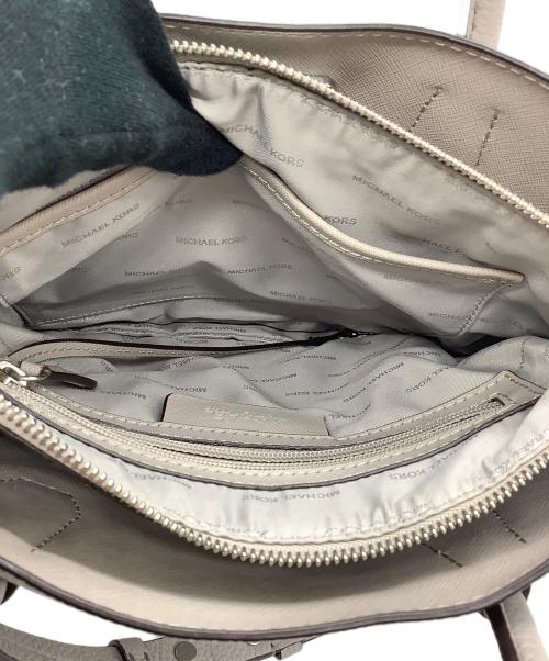 MICHAEL KORS（マイケル・コース）MICHAEL KORS (マイケル・コース) トートバッグ ライトグレーの古着・服飾アイテム
