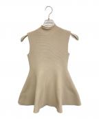 anuansアニュアンス）の古着「ノースリーブワンピース」｜ベージュ