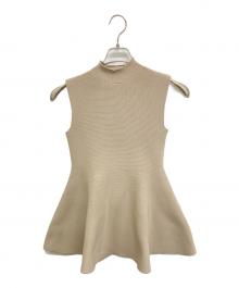 anuans（アニュアンス）の古着「ノースリーブワンピース」｜ベージュ