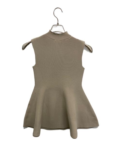 anuans（アニュアンス）anuans (アニュアンス) ノースリーブワンピース ベージュ サイズ:Freeの古着・服飾アイテム