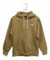 THE NORTH FACE（ザ ノース フェイス）の古着「Square Logo Hoodie」｜ベージュ