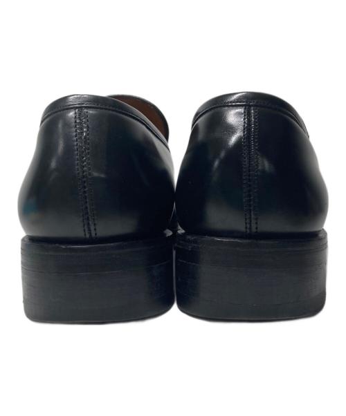 GUCCI（グッチ）GUCCI (グッチ) スクエアトゥローファー ブラック サイズ:26cmの古着・服飾アイテム