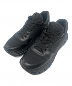 PRADAプラダ）の古着「Re-Nylon ブラッシュドレザースニーカー」｜ブラック