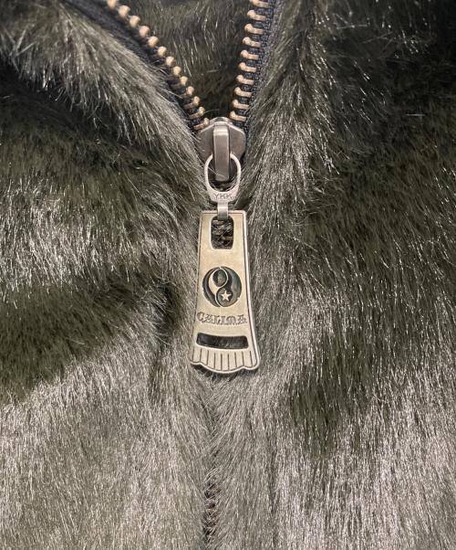 Calimar（カリマール）Calimar (カリマール) Slick Fur Blouson ダークグリーン サイズ:XLの古着・服飾アイテム