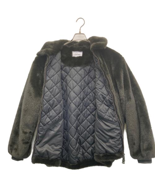 Calimar（カリマール）Calimar (カリマール) Slick Fur Blouson ダークグリーン サイズ:XLの古着・服飾アイテム