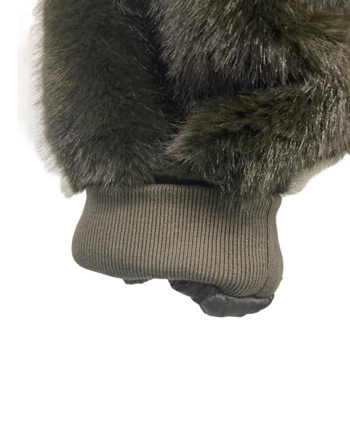 Calimar（カリマール）Calimar (カリマール) Slick Fur Blouson ダークグリーン サイズ:XLの古着・服飾アイテム