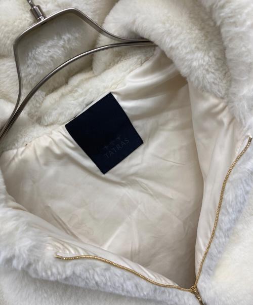 TATRAS（タトラス）TATRAS (タトラス) YUMOLA ユモラ ボアブルゾン アイボリー サイズ:01の古着・服飾アイテム