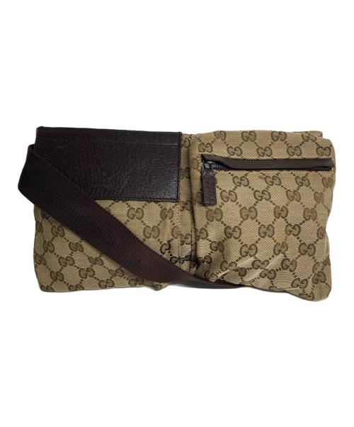 GUCCI（グッチ）GUCCI (グッチ) ウエストバッグ ベージュの古着・服飾アイテム