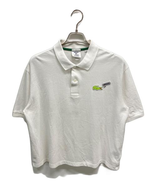 ATMOS（アトモス）atmos (アトモス) LACOSTE (ラコステ) ポロシャツ ホワイト サイズ:Mの古着・服飾アイテム