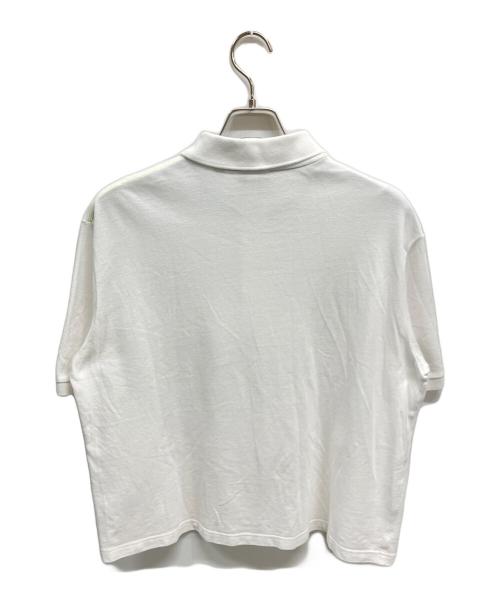 ATMOS（アトモス）atmos (アトモス) LACOSTE (ラコステ) ポロシャツ ホワイト サイズ:Mの古着・服飾アイテム
