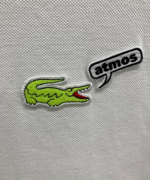 ATMOS（アトモス）atmos (アトモス) LACOSTE (ラコステ) ポロシャツ ホワイト サイズ:Mの古着・服飾アイテム