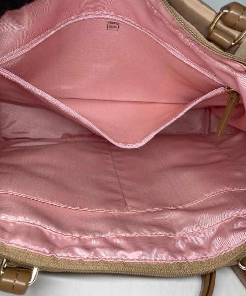 LANVIN en Bleu（ランバンオンブルー）LANVIN en Bleu (ランバンオンブルー) トートバッグ ブラウンの古着・服飾アイテム