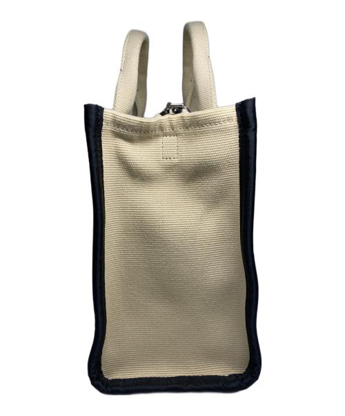 MARC JACOBS（マークジェイコブズ）MARC JACOBS (マークジェイコブス) キャンバストートバッグ ベージュ×ブラックの古着・服飾アイテム