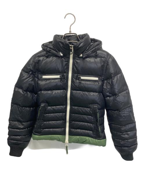 DUVETICA（デュベティカ）DUVETICA (デュベティカ) ダウンジャケット ブラック×カーキ サイズ:38の古着・服飾アイテム
