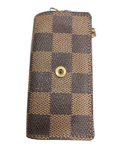 LOUIS VUITTON（ルイ ヴィトン）LOUIS VUITTON (ルイ ヴィトン) キーケース　ミュルティクレ6 ブラウンの古着・服飾アイテム