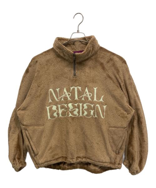 NATAL DESIGN（ネイタルデザイン）NATAL DESIGN (ネイタルデザイン) フリースジャケット ブラウン サイズ:Mの古着・服飾アイテム
