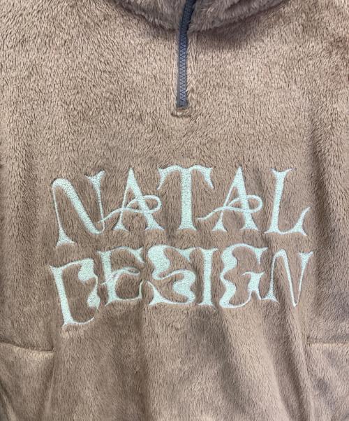 NATAL DESIGN（ネイタルデザイン）NATAL DESIGN (ネイタルデザイン) フリースジャケット ブラウン サイズ:Mの古着・服飾アイテム