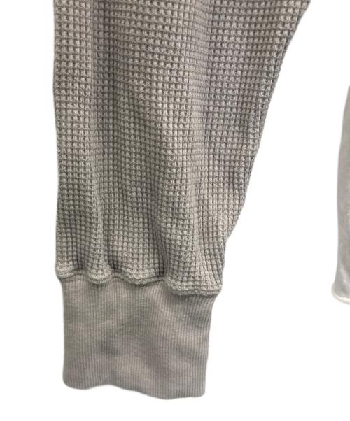 FACETASM（ファセッタズム）FACETASM (ファセッタズム) 長袖カットソー グレー×ホワイト サイズ:5の古着・服飾アイテム