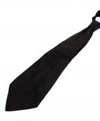 CHANELシャネル）の古着「ネクタイ」｜ブラウン×ブラック