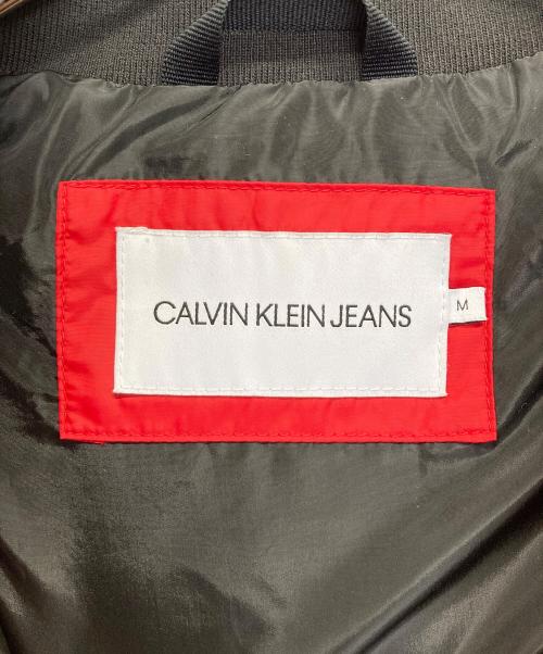 Calvin Klein（カルバンクライン）Calvin Klein (カルバンクライン) ダウンジャケット レッド サイズ:Mの古着・服飾アイテム