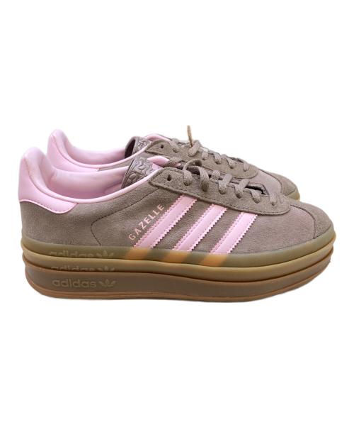 adidas（アディダス）adidas (アディダス) ローカットスニーカー ブラウン×ピンク サイズ:24.5 未使用品の古着・服飾アイテム