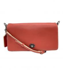 COACH（コーチ）の古着「ディンキーショルダーバッグ」｜レッド