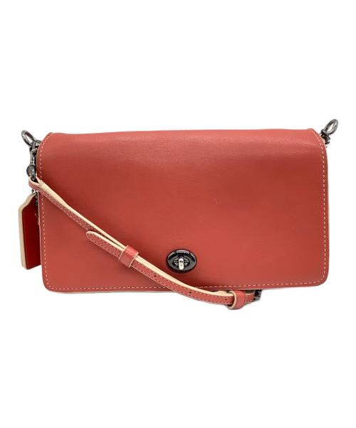 COACH（コーチ）COACH (コーチ) ディンキーショルダーバッグ レッドの古着・服飾アイテム