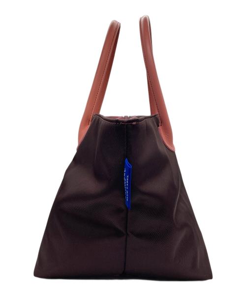 BURBERRY BLUE LABEL（バーバリーロンドンブルーレーベル）BURBERRY BLUE LABEL (バーバリーロンドンブルーレーベル) トートバッグ ブラウン×ピンクの古着・服飾アイテム