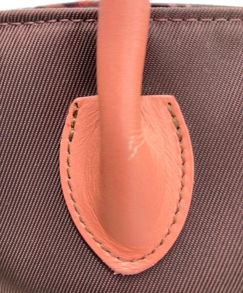 BURBERRY BLUE LABEL（バーバリーロンドンブルーレーベル）BURBERRY BLUE LABEL (バーバリーロンドンブルーレーベル) トートバッグ ブラウン×ピンクの古着・服飾アイテム